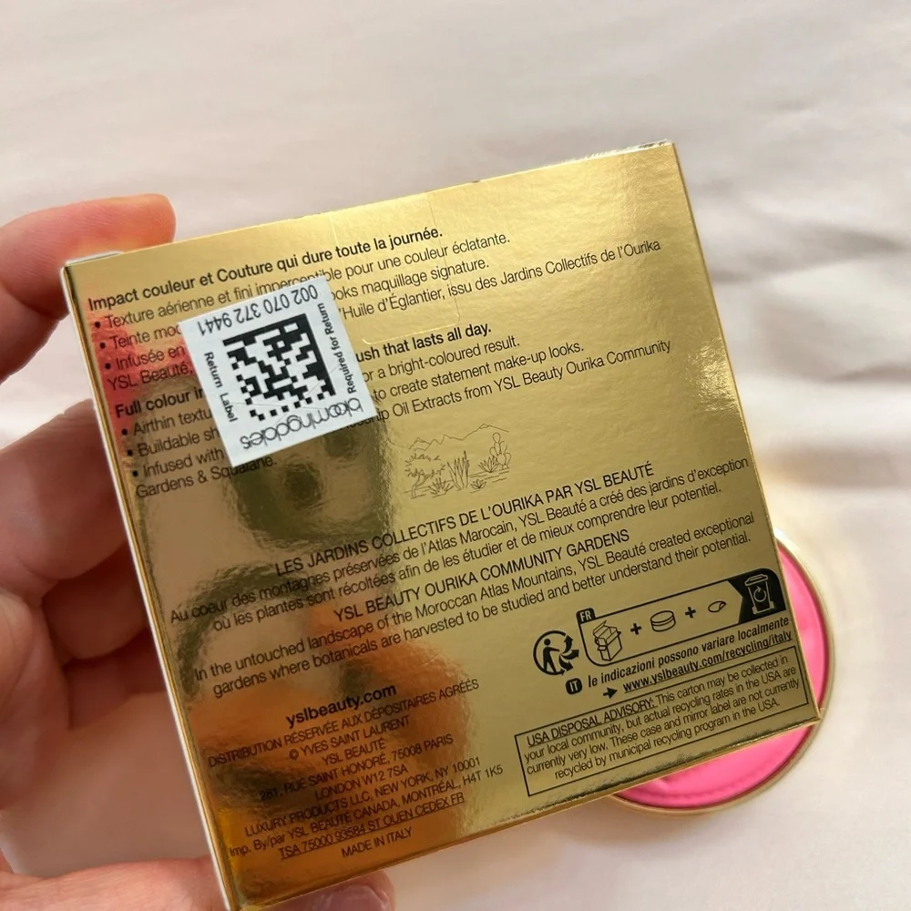 YSL make me blush powder blush